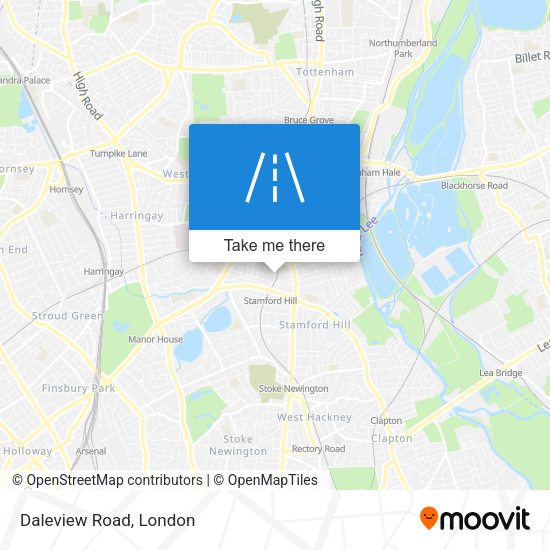Daleview Road map