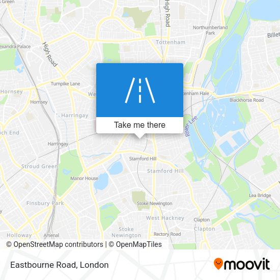 Eastbourne Road map
