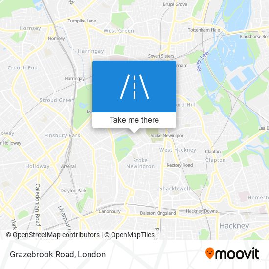 Grazebrook Road map