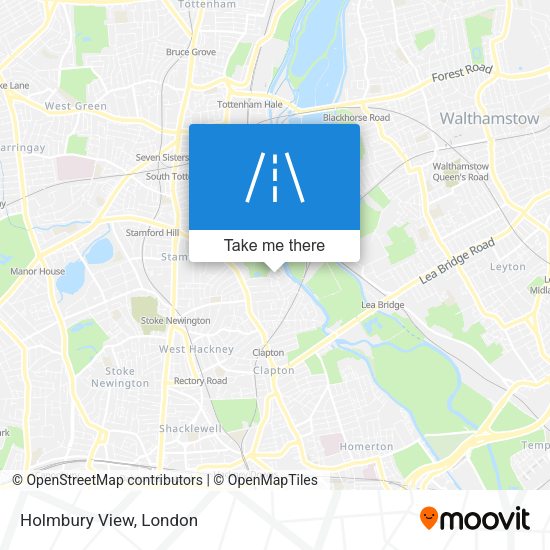 Holmbury View map