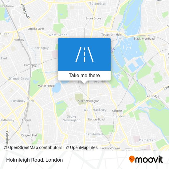 Holmleigh Road map