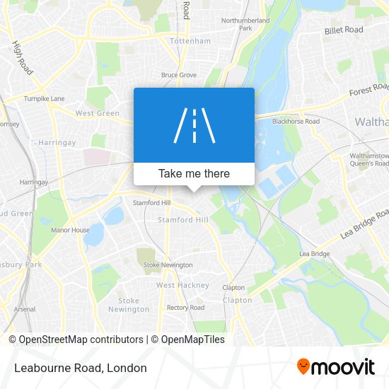 Leabourne Road map
