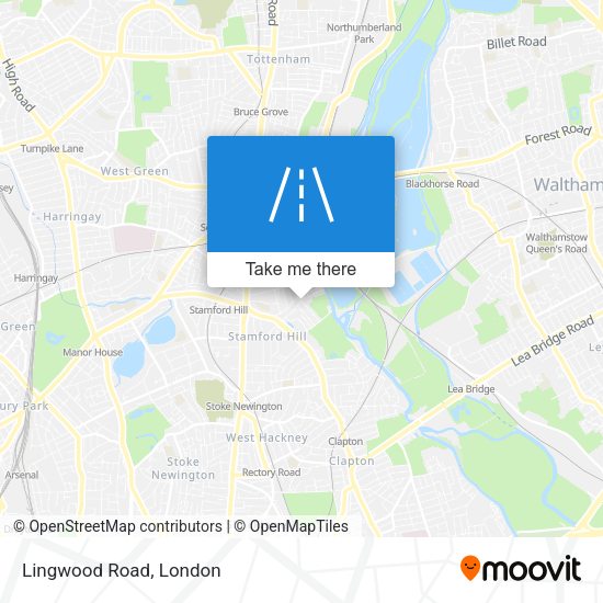 Lingwood Road map