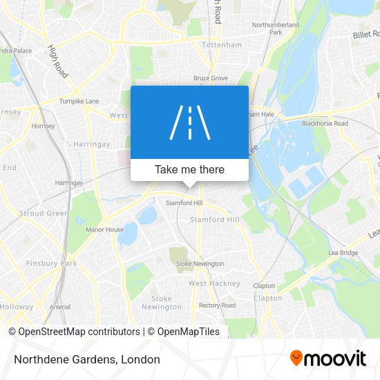 Northdene Gardens map