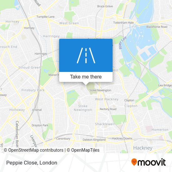 Peppie Close map
