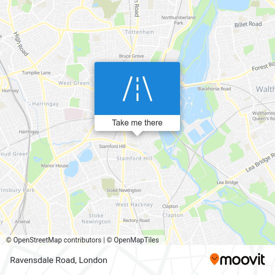 Ravensdale Road map
