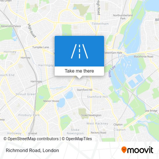 Richmond Road map
