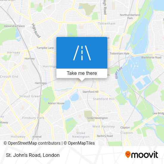 St. John's Road map