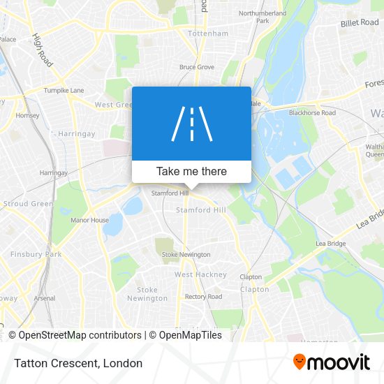 Tatton Crescent map