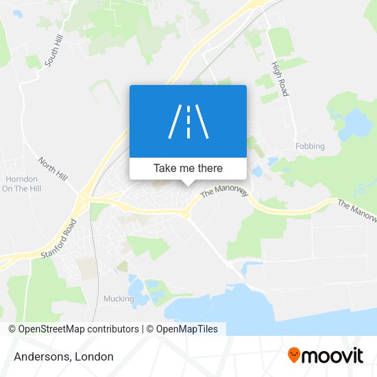 Andersons map