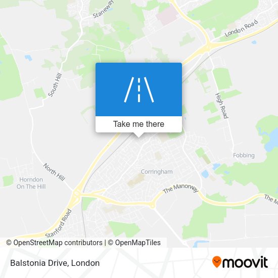 Balstonia Drive map