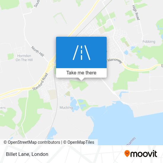 Billet Lane map