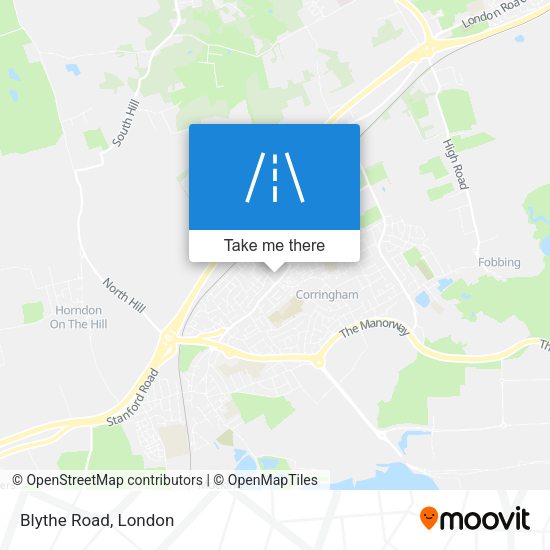 Blythe Road map