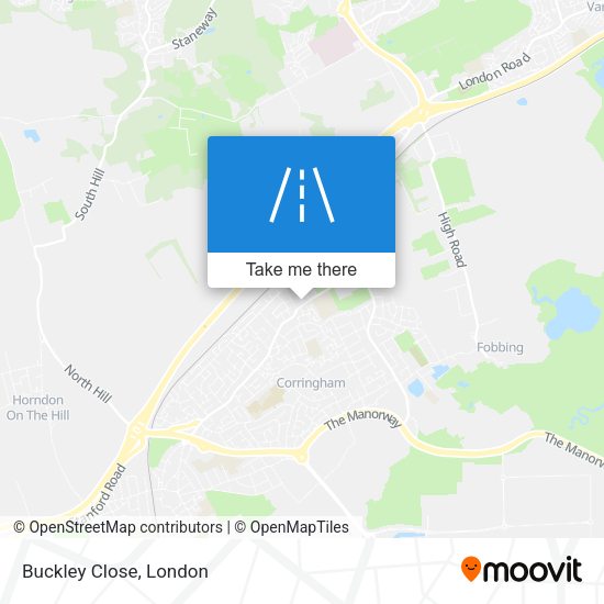 Buckley Close map