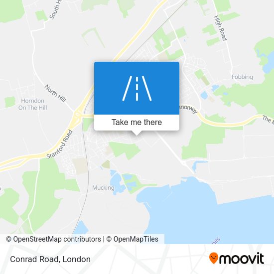 Conrad Road map