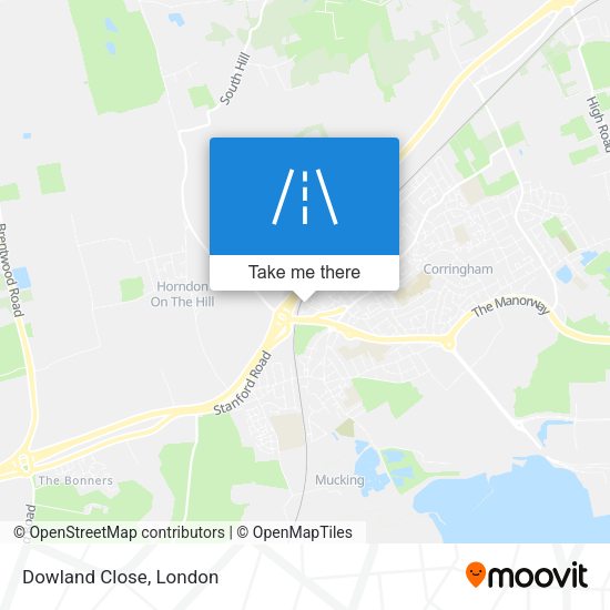 Dowland Close map