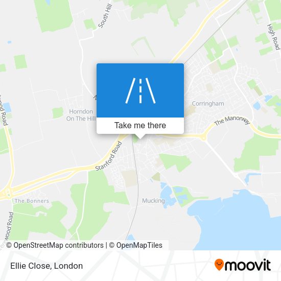 Ellie Close map