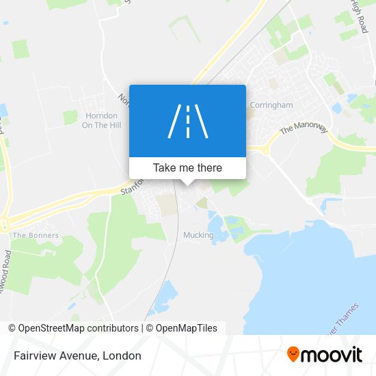 Fairview Avenue map