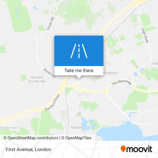 First Avenue map