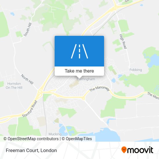 Freeman Court map