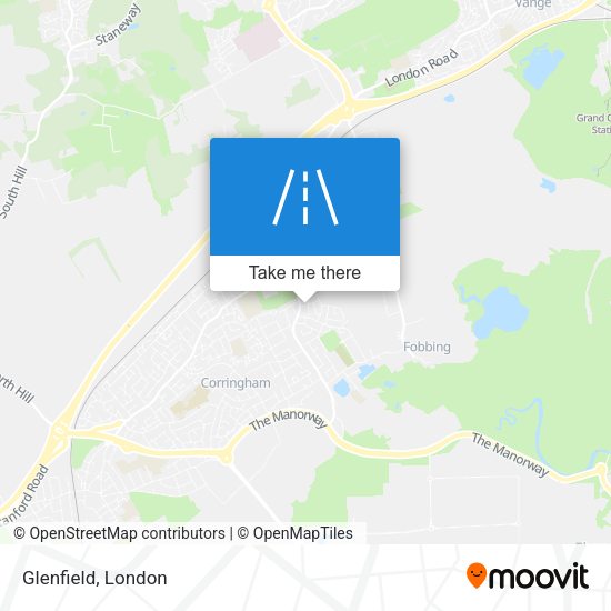 Glenfield map