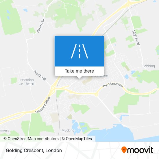 Golding Crescent map