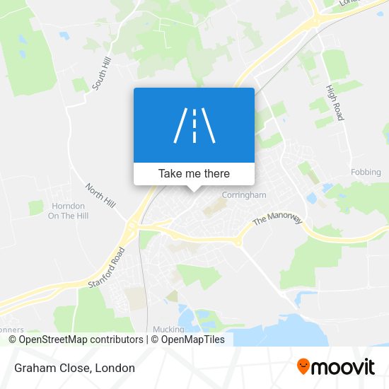Graham Close map