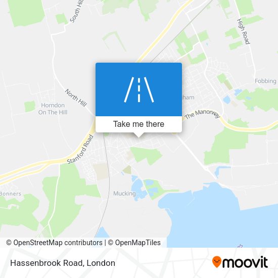 Hassenbrook Road map