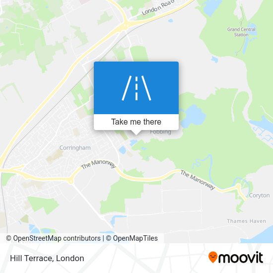 Hill Terrace map