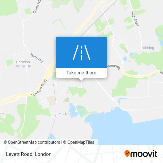 Levett Road map