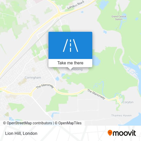 Lion Hill map