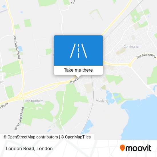 London Road map