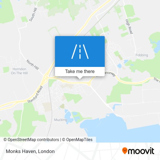 Monks Haven map