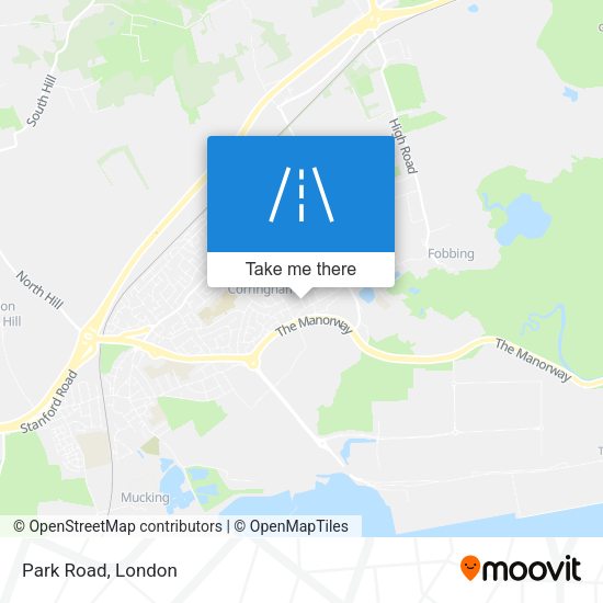 Park Road map