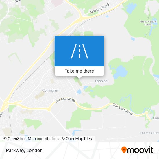 Parkway map