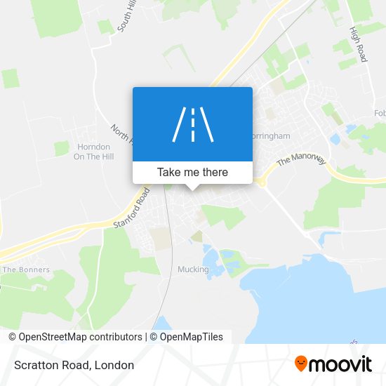 Scratton Road map