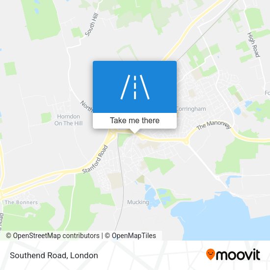 Southend Road map