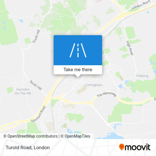 Turold Road map