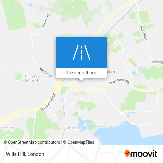 Wills Hill map