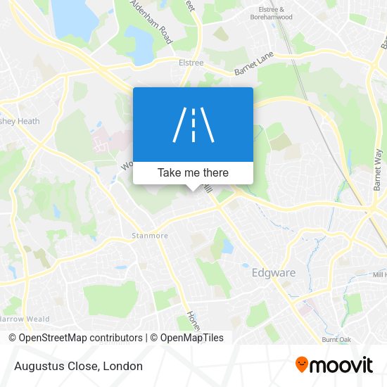 Augustus Close map