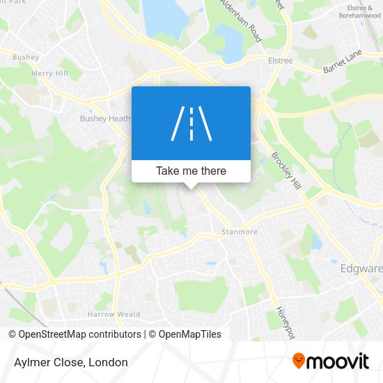 Aylmer Close map