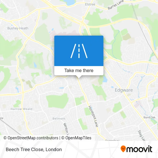 Beech Tree Close map