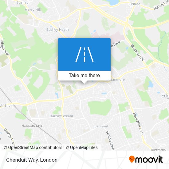 Chenduit Way map