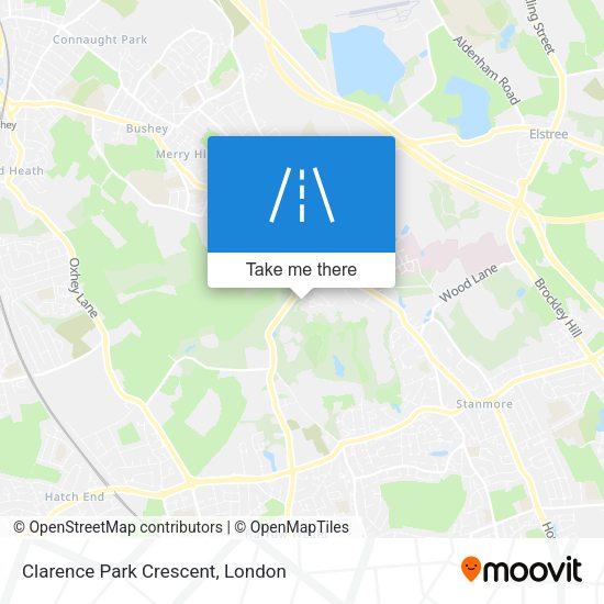 Clarence Park Crescent map