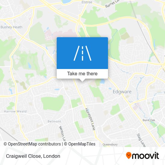 Craigweil Close map