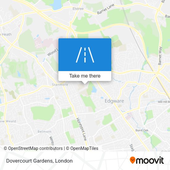 Dovercourt Gardens map