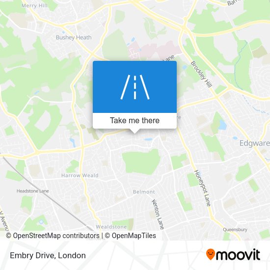 Embry Drive map
