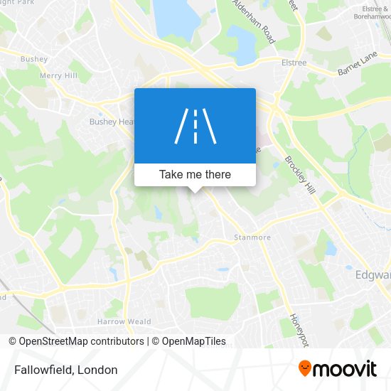 Fallowfield map