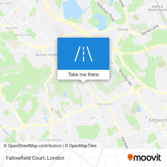 Fallowfield Court map