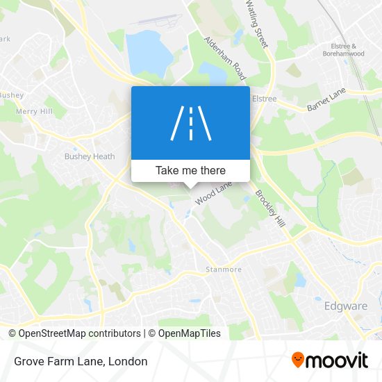Grove Farm Lane map